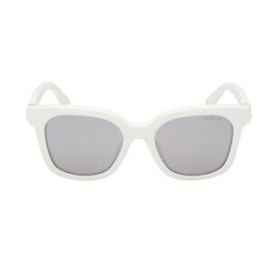 Moncler Audree 50mm Square Sunglasses White